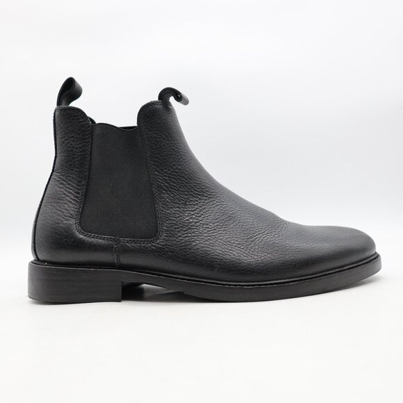 Polo Ralph Lauren Normanton Chelsea Boots Men's 10.5 D Black Leather Pull On - Picture 1 of 8